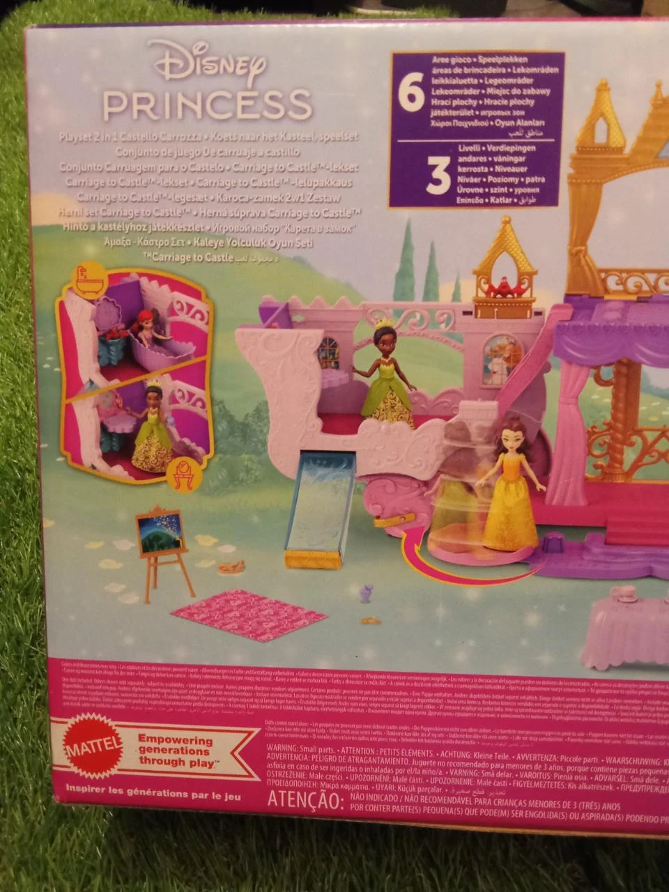 New boxed set Disney 2 in 1 castle + princess carriage – photo 5